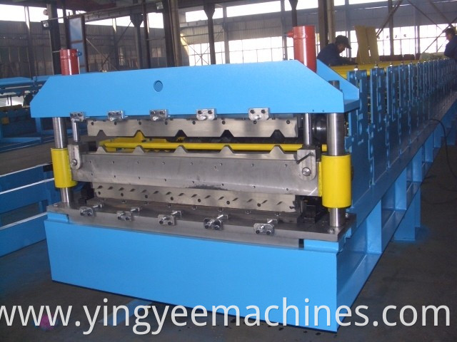 double layer roofing sheet roll forming machine